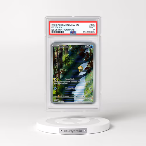 2023 Pokémon Mew EN-151 #175 Psyduck - Illustration Rare (PSA 9 MINT)