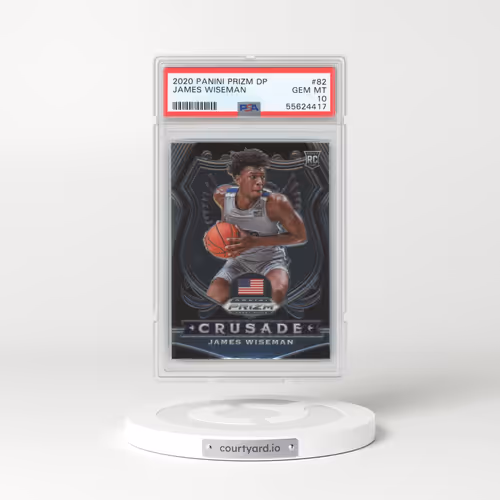 2020 Panini Prizm Draft Picks #82 James Wiseman (PSA 10 GEM MINT)