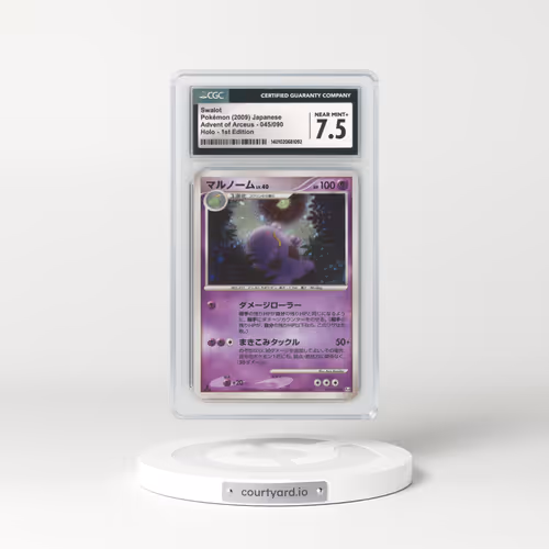 2009 Japanese Advent of Arceus #45 Swalot - 1st Edition Holo (CGC 7.5 NM+)