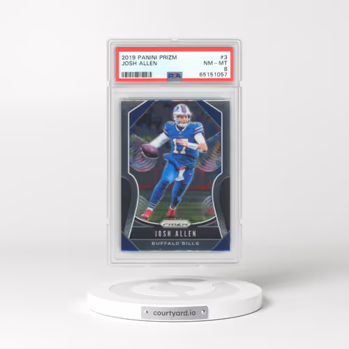 2019 Panini Prizm #3 Josh Allen (PSA 8 NM-MT)