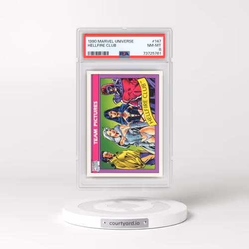 1990 Marvel Universe #147 Hellfire Club (PSA 8 NM-MT)