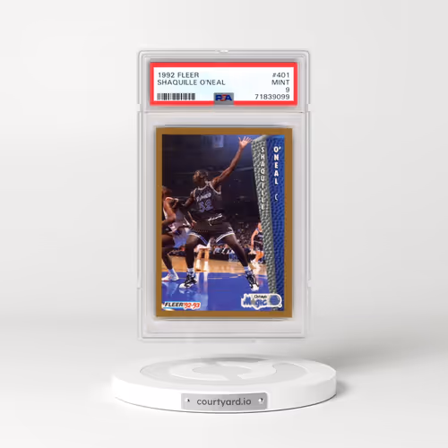 1992 Fleer #401 Shaquille O'Neal (PSA 9 MINT)