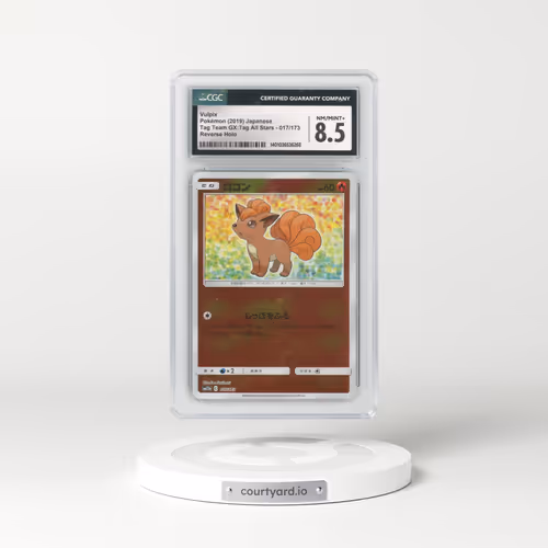 2019 Tag Team GX: Tag All Stars #017/173 Vulpix - Reverse Holo (CGC 8.5 NM-MT+)