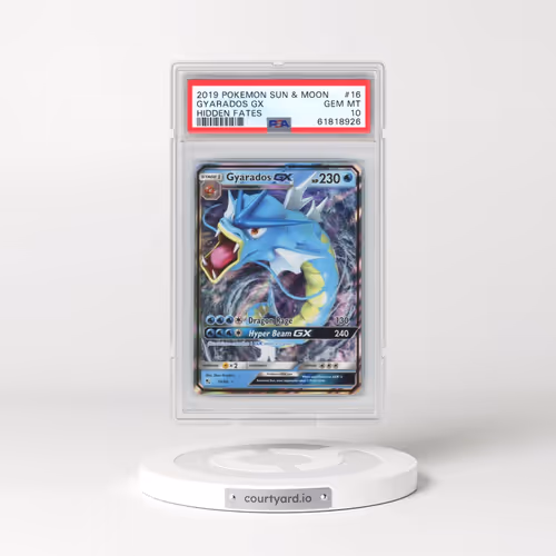 2019 Pokémon Sun & Moon Hidden Fates #16 Gyarados GX - Holo (PSA 10 GEM MINT)