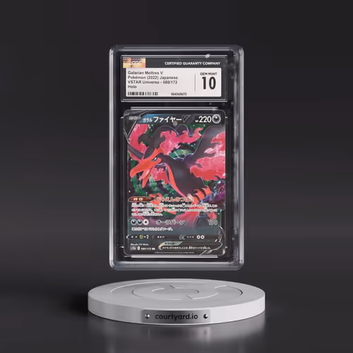 2022 VSTAR Universe #080/172 Galarian Moltres V - Holo (CGC 10 GEM MINT)
