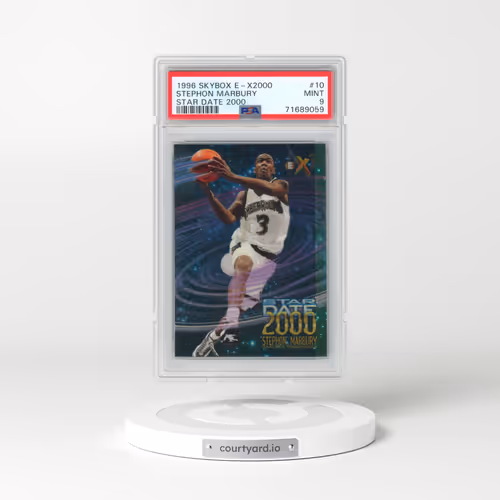 1996 Skybox E-X2000 Star Date 2000 #10 Stephon Marbury (PSA 9 MINT)