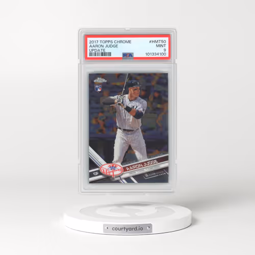 2017 Topps Chrome Update #HMT50 Aaron Judge (PSA 9 MINT)