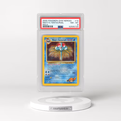 2000 Pokémon Gym Heroes #10 Misty's Tentacruel - Holo (PSA 8 NM-MT)