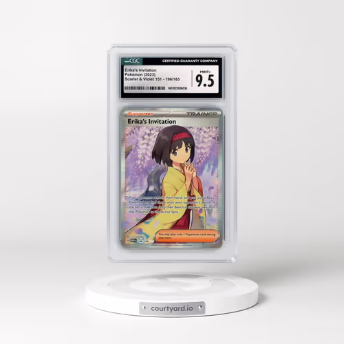 2023 Scarlet & Violet 151 - MEW EN #196/165 Erika's Invitation - Ultra Rare (CGC 9.5 MINT+)