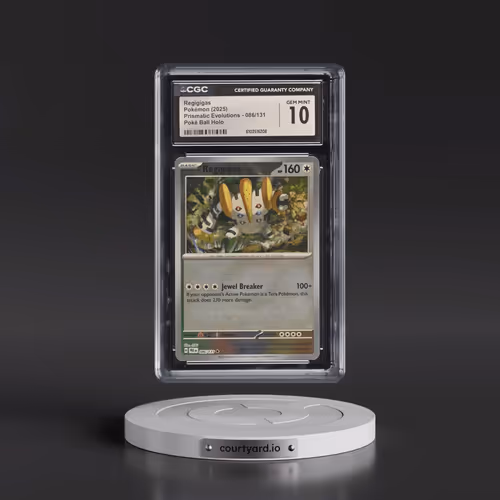 2024 Prismatic Evolutions - PRE EN #086/131 Regigigas - Poké Ball Holo (CGC 10 GEM MINT)