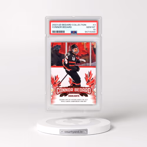 2023 Upper Deck Connor Bedard Collection #3 Connor Bedard (PSA 10 GEM MINT)