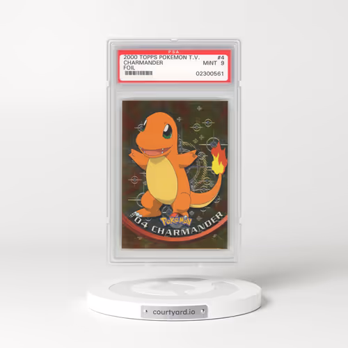 1999 Topps Pokémon TV #4 Charmander - Foil (PSA 9 MINT)