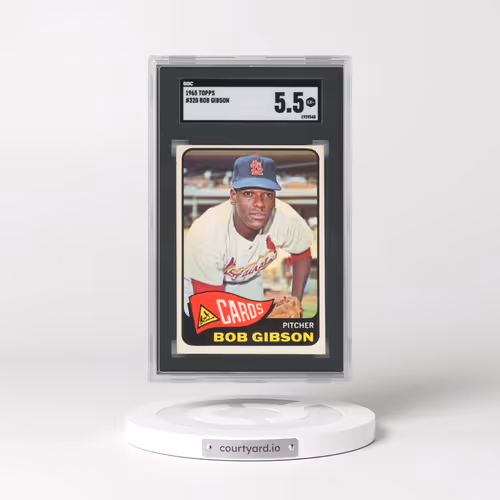 1965 Topps #320 Bob Gibson (SGC 5.5 EX+)
