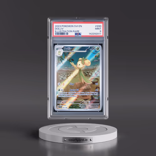 2023 Pokémon Svi EN-Scarlet & Violet #200 Dolliv - Illustration Rare (PSA 9 MINT)