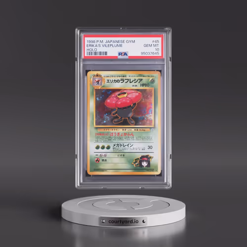1998 Pokémon Gym #45 Erika's Vileplume - Holo (PSA 10 GEM MINT)