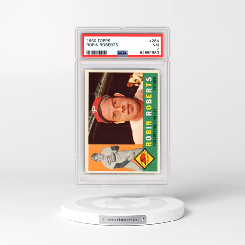 1960 Topps #264 Robin Roberts (PSA 7 NM)
