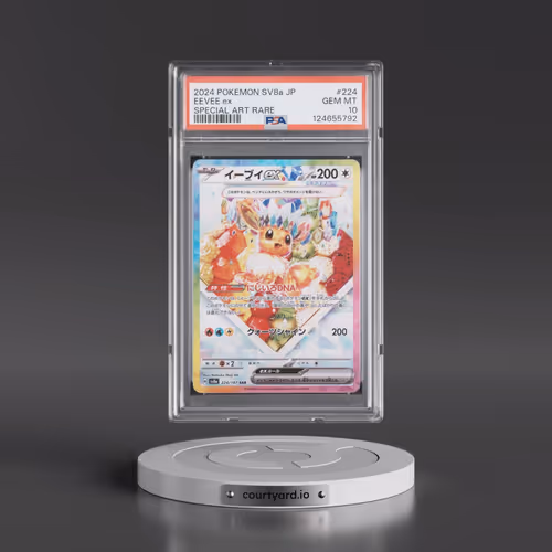 2024 Pokémon Sv8a-Terastal Fest EX #224 Eevee EX - Holo Special Art Rare (PSA 10 GEM MINT)
