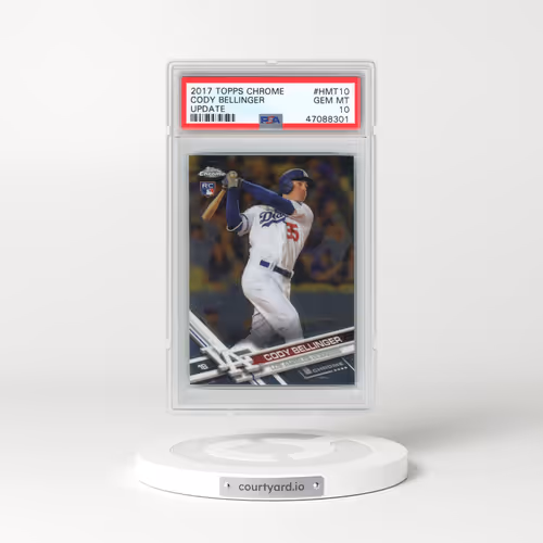 2017 Topps Chrome Update #HMT10 Cody Bellinger (PSA 10 GEM MINT)