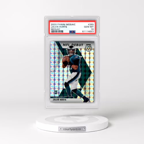 2020 Panini Mosaic #265 Jalen Hurts - Mosaic (PSA 10 GEM MINT)
