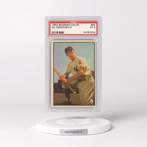 1953 Bowman Color #63 Gil McDougald (PSA 5 EX)