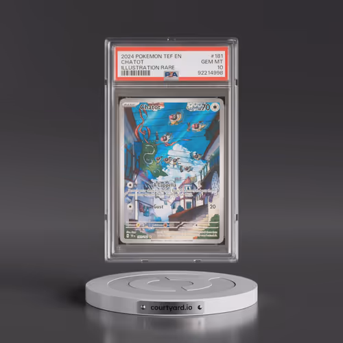 2024 Pokémon Tef EN-Temporal Forces #181 Chatot - Illustration Rare (PSA 10 GEM MINT)