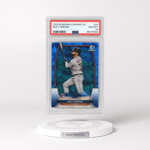 2023 Bowman Chrome Sapphire Edition #29 Riley Greene (PSA 10 GEM MINT)