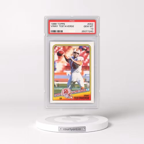1988 Topps #352 Vinny Testaverde (PSA 10 GEM MINT)