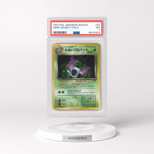 1997 Rocket Gang #42 Dark Golbat - Holo (PSA 7 NM)