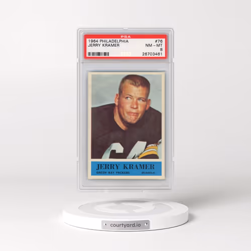 1964 Philadelphia #76 Jerry Kramer (PSA 8 NM-MT)