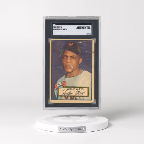 1952 Topps #261 Willie Mays (SGC AUTHENTIC)