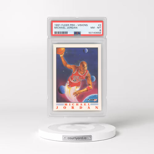 1991 Fleer Pro-Visions #2 Michael Jordan (PSA 8 NM-MT)