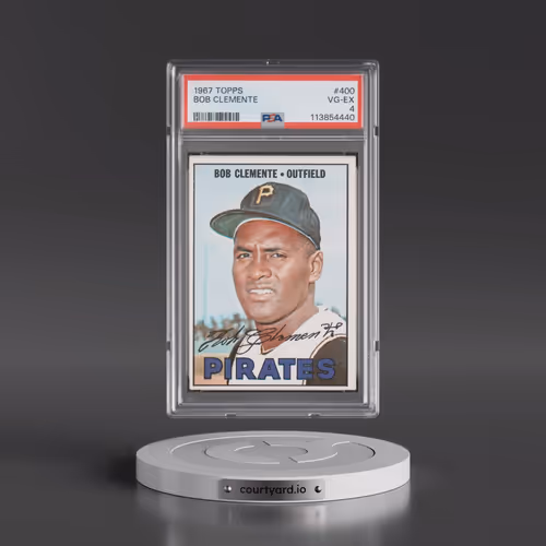 1967 Topps #400 Bob Clemente (PSA 4 VG-EX)