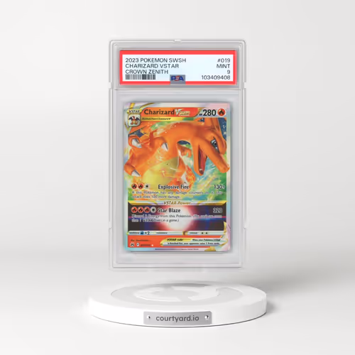 2023 Pokémon Sword and Shield Crown Zenith #019 Charizard Vstar (PSA 9 MINT)