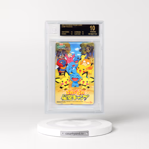 2002 Japanese Phone Card Camp Pikachu - Full Art (BGS 10 PRISTINE)