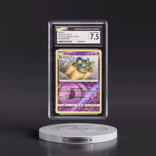 2017 Shining Legends #44/73 Golurk - Reverse Holo (CGC 7.5 NM+)