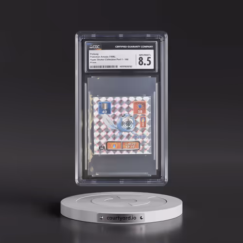 1996 Hyper Sticker Collection Part 1 (1996) #168 Poliwag - Prism (CGC 8.5 NM-MT+)