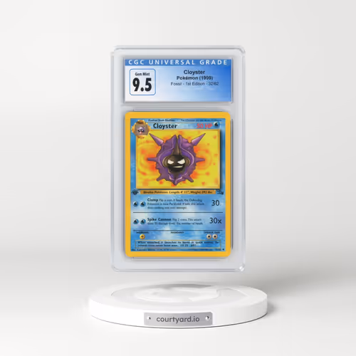 1999 Fossil #32/62 Cloyster - 1st Edition 1st Edition (CGC 10 GEM MINT)