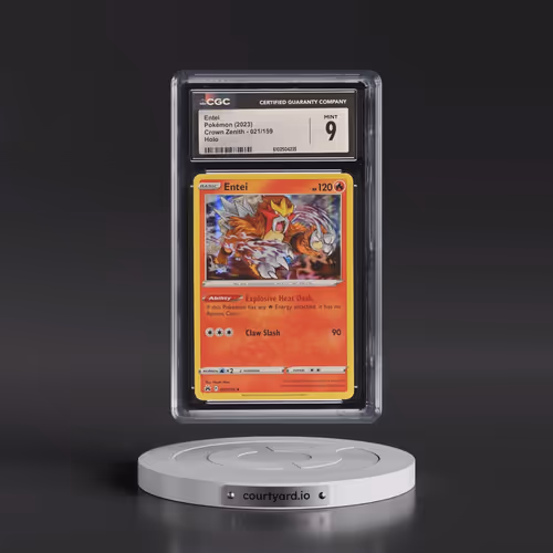 2023 Crown Zenith #021/159 Entei - Holo (CGC 9 MINT)