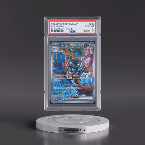 2024 Pokémon Sv8a-Terastal Fest EX #207 Palafin EX - Holo Special Art Rare (PSA 10 GEM MINT)