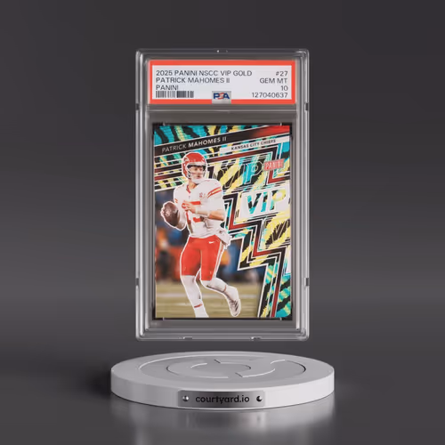 2025 Panini National Sports Collectors Convention VIP Gold #27 Patrick Mahomes II - Panini (PSA 10 G
