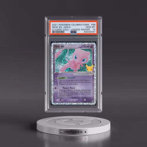 2021 Pokémon Celebrations Classic Collection #88 Mew EX - Holo Holo (PSA 10 GEM MINT)