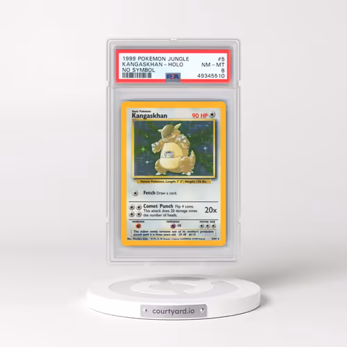 1999 Pokémon Jungle #5 Kangaskhan - Holo No Symbol (PSA 8 NM-MT)