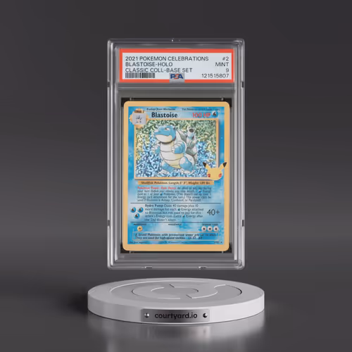 2021 Pokémon Celebrations Classic Collection #2 Blastoise - Holo (PSA 9 MINT)