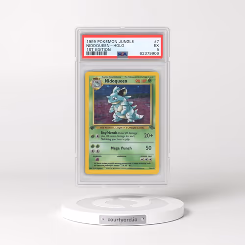 1999 Pokémon Jungle #7 Nidoqueen - 1st Edition Holo (PSA 5 EX)