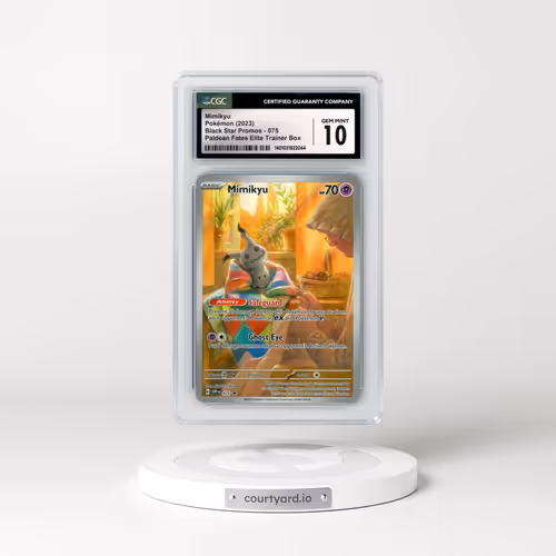 2023 Black Star Promos - Scarlet & Violet SVP EN #075 Mimikyu - Paldean Fates Elite Trainer Box (CGC 10 GEM MINT)