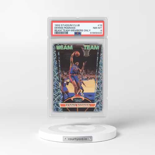 1992 Stadium Club Beam Team #19 Dennis Rodman - Members Only (PSA 8 NM-MT)