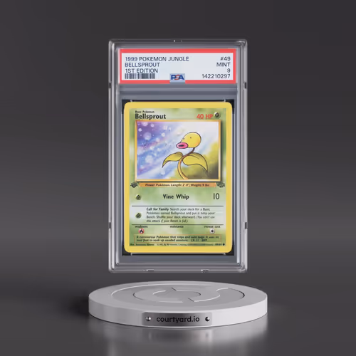 1999 Pokémon Jungle #49 Bellsprout - 1st Edition (PSA 9 MINT)