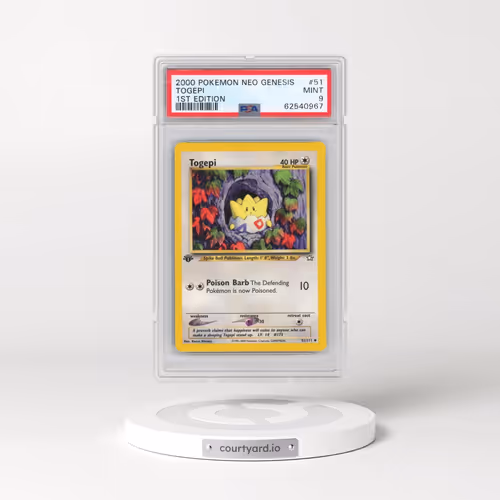 2000 Pokémon Neo Genesis #51 Togepi - 1st Edition (PSA 9 MINT)