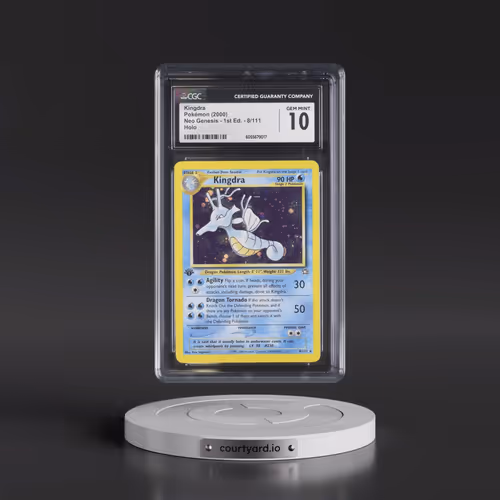 2000 Neo Genesis #8/111 Kingdra - 1st Edition Holo (CGC 10 GEM MINT)