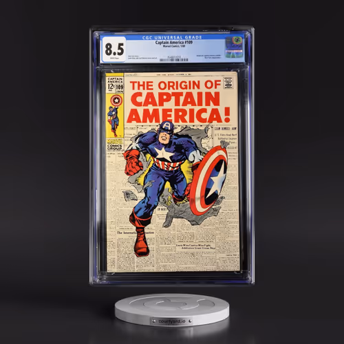 Captain America #109 CGC 8.5 White Pages (Marvel Comics, 1/69)